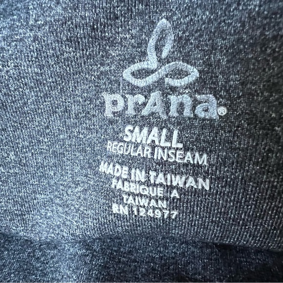 PrAna Leggings Small Contour Chakras Flared Yoga Pants Heather Grey Pants Women - Picture 8 of 13